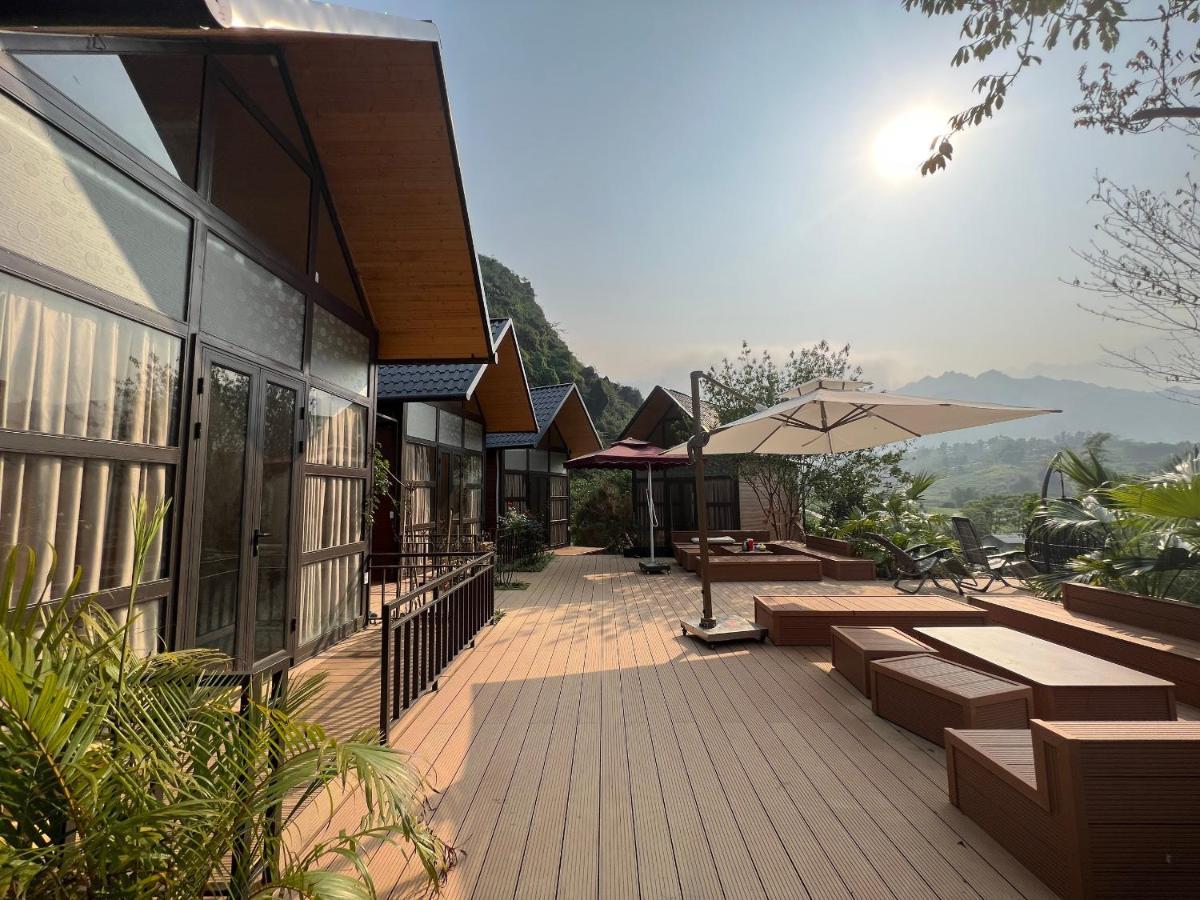 Tom's Du Già Homestay Lang Cac Exterior foto